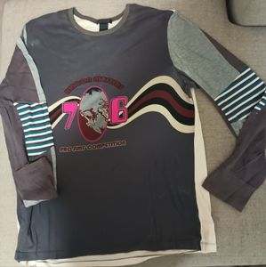 Custo Barcelona Pro Surf Competition '76 - Long Sleeve Men's Shirt